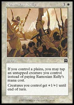 Ramosian Rally (Mercadian Masques) Medium Play