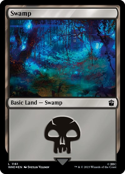 Swamp (1161) (Surge Foil) (Universes Beyond: Doctor Who) Near Mint Foil