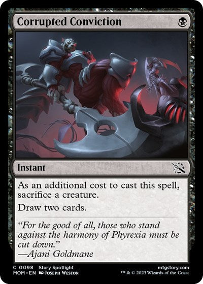 Corrupted Conviction (March of the Machine) Damaged / Poor Foil