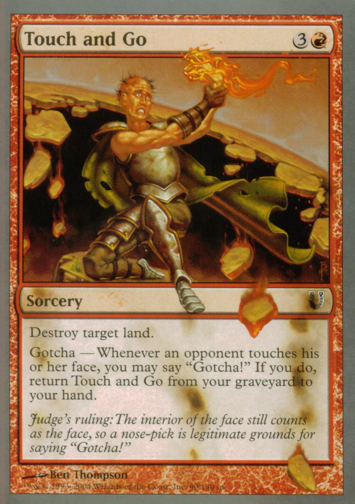 Touch and Go (Unhinged) Near Mint Foil