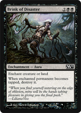Brink of Disaster (Magic 2012 Core Set) Light Play Foil