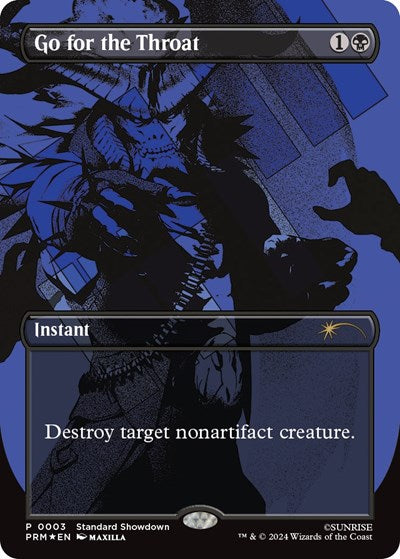 Go for the Throat (Standard Showdown Promos) Near Mint Foil