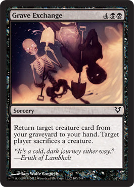 Grave Exchange (Avacyn Restored) Medium Play