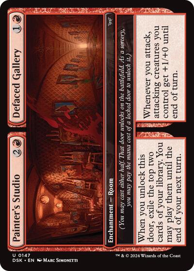 Painter's Studio / Defaced Gallery (Duskmourn: House of Horror) Near Mint