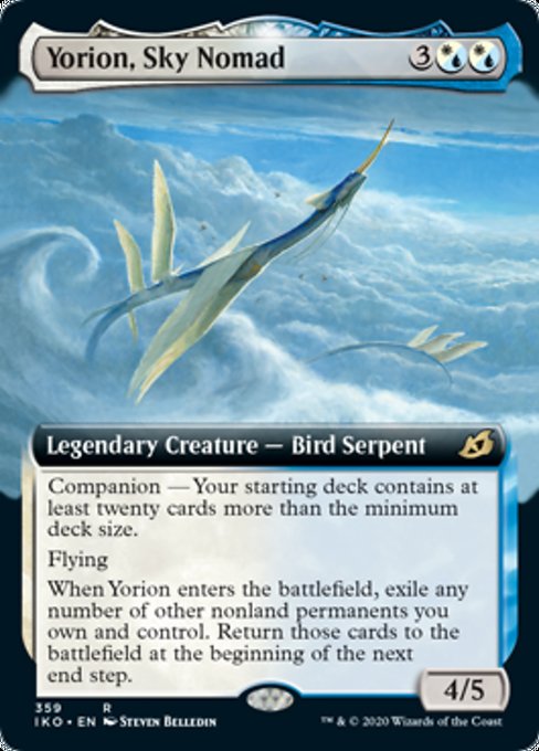 Yorion Sky Nomad (Extended Art) (Ikoria: Lair of Behemoths) Medium Play Foil
