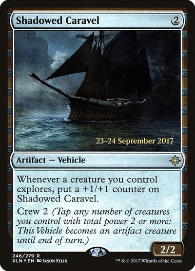 Shadowed Caravel (Promos: Prerelease Cards) Light Play Foil