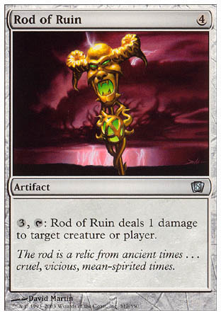 Rod of Ruin (8th Edition) Medium Play Foil