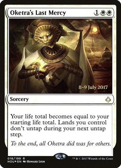 Oketra's Last Mercy (Promos: Prerelease Cards) Medium Play Foil