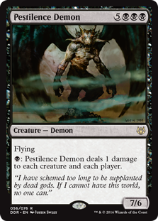 Pestilence Demon (Duel Decks: Nissa vs Ob Nixilis) Medium Play
