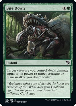 Bite Down (Dominaria United) Damaged / Poor Foil