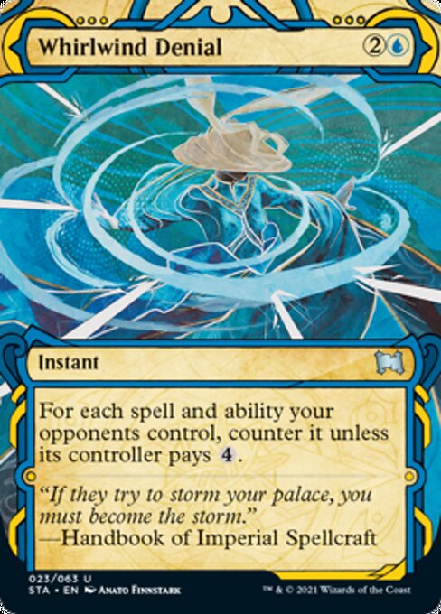 Whirlwind Denial (Foil Etched) (Strixhaven Mystical Archive) Near Mint Foil