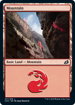 Mountain (271) (Ikoria: Lair of Behemoths) Medium Play Foil
