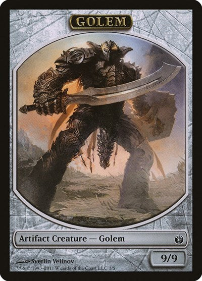 Golem Token (Mirrodin Besieged) Medium Play