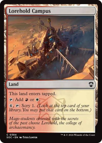 Lorehold Campus (Commander: Secrets of Strixhaven) Near Mint