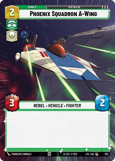 Phoenix Squadron A-Wing (Hyperspace) (Jump to Lightspeed) Near Mint