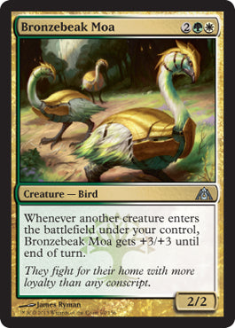 Bronzebeak Moa (Dragon's Maze) Medium Play Foil