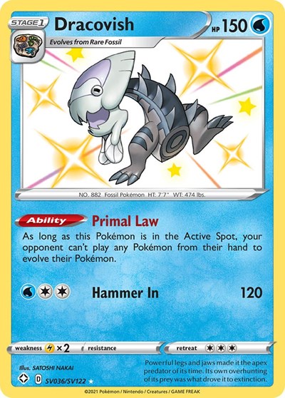 Dracovish (Shining Fates: Shiny Vault) Near Mint Holofoil