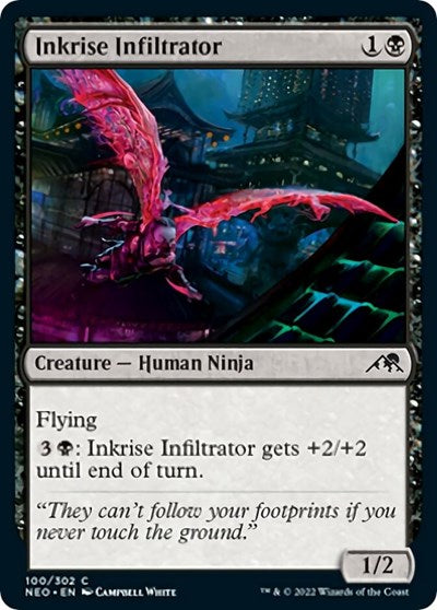 Inkrise Infiltrator (Kamigawa: Neon Dynasty) Light Play Foil