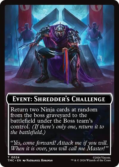 Event  Shredder s Challenge|1|0|0.00