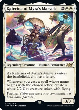 Katerina of Myra's Marvels (Unfinity) Light Play Foil