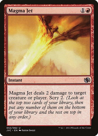 Magma Jet (Duel Decks: Anthology) Medium Play