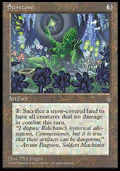 Sunstone (Ice Age) Light Play