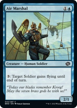 Air Marshal (The Brothers' War) Near Mint Foil