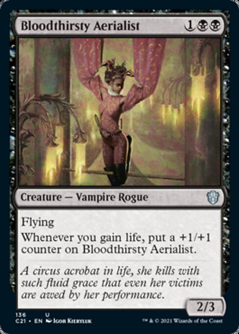Bloodthirsty Aerialist (Commander 2021 Strixhaven) Light Play