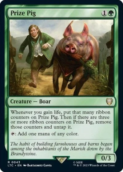 Prize Pig (Commander: The Lord of the Rings: Tales of Middle-earth) Near Mint