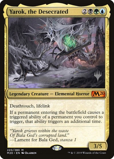 Yarok, the Desecrated (Promo Pack: Core Set 2020) Light Play Foil