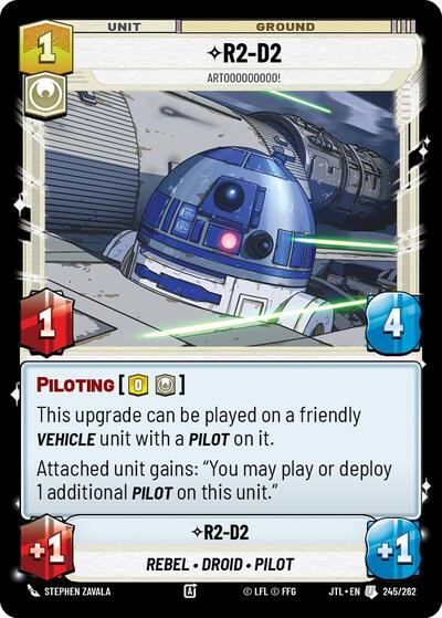 R2-D2 Artooooooooo! (Jump to Lightspeed) Near Mint