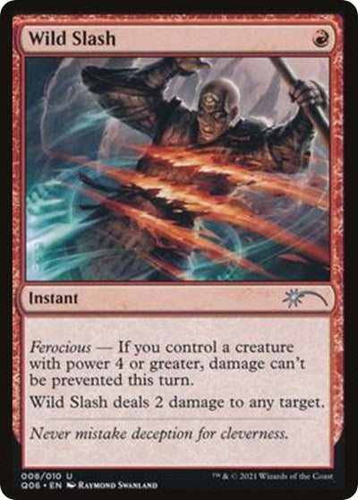 Wild Slash (Promos: Unique and Miscellaneous) Light Play