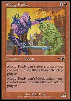 Mogg Toady (Nemesis) Light Play Foil