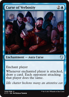 Curse of Verbosity (Commander 2017) Light Play
