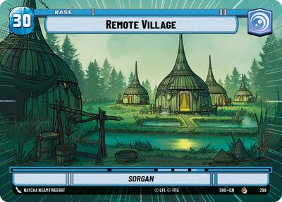 Remote Village // Shield (Hyperspace) (Shadows of the Galaxy) Near Mint