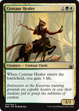 Centaur Healer (Battlebond) Light Play Foil