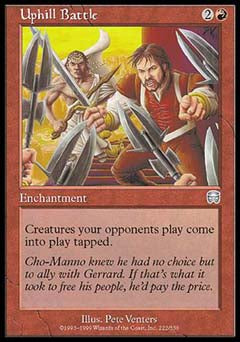 Uphill Battle (Mercadian Masques) Near Mint Foil