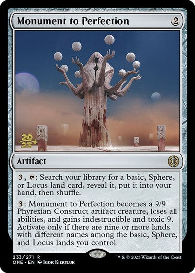 Monument to Perfection (Promos: Prerelease Cards) Light Play Foil
