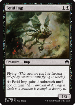 Fetid Imp (Magic Origins) Medium Play Foil