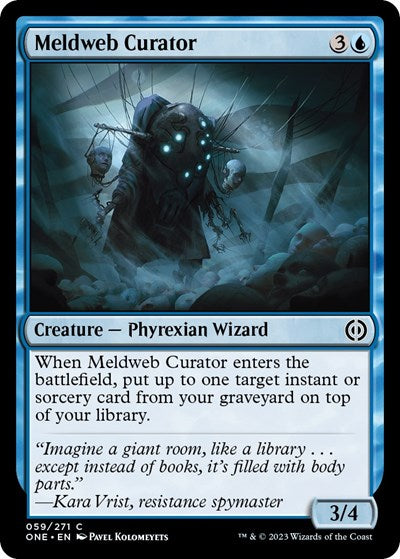 Meldweb Curator (Phyrexia: All Will Be One) Light Play