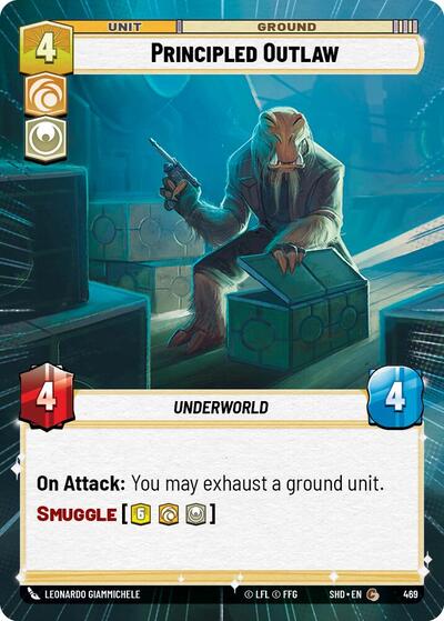 Principled Outlaw (Hyperspace) (Shadows of the Galaxy) Near Mint Foil