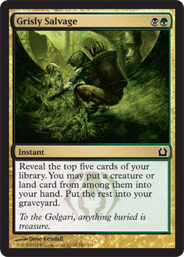 Grisly Salvage (Return to Ravnica) Medium Play