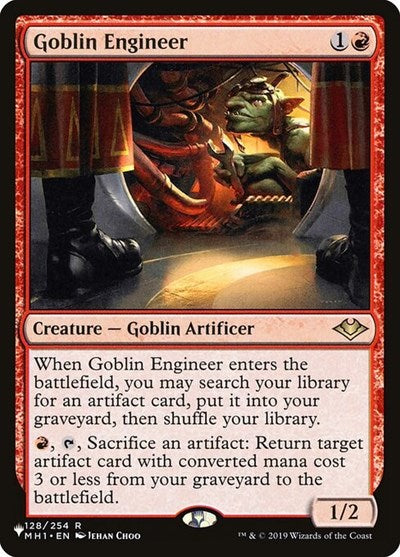 Goblin Engineer (Secret Lair Commander: Heads I Win, Tails You Lose) Near Mint