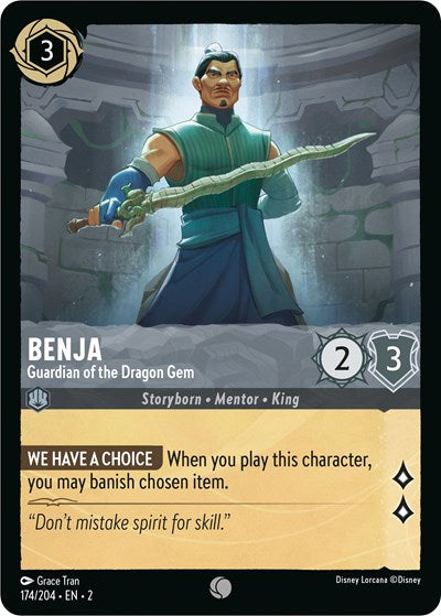 Benja - Guardian of the Dragon Gem (Rise of the Floodborn) Near Mint