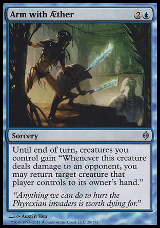 Arm with Aether (New Phyrexia) Light Play