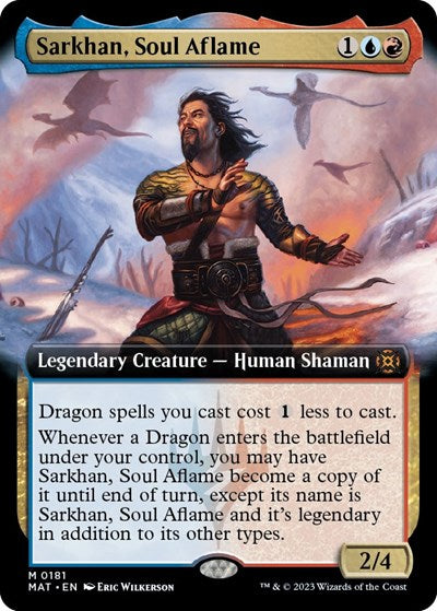 Sarkhan, Soul Aflame (Extended Art) (March of the Machine: The Aftermath) Light Play