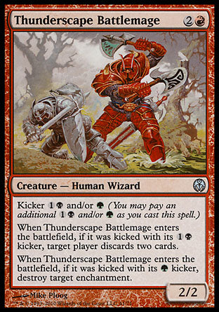 Thunderscape Battlemage (Duel Decks: Phyrexia vs The Coalition) Medium Play