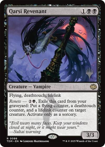 Qarsi Revenant (Promo Pack: Tarkir: Dragonstorm) Near Mint Foil