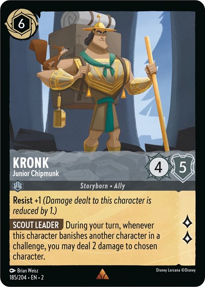 Kronk - Junior Chipmunk (Rise of the Floodborn) Near Mint Cold Foil