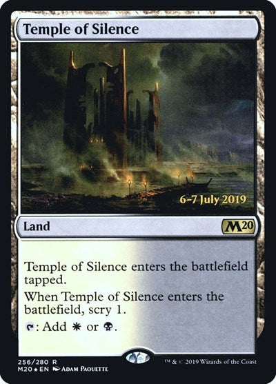 Temple of Silence (M20) (Promos: Prerelease Cards) Light Play Foil